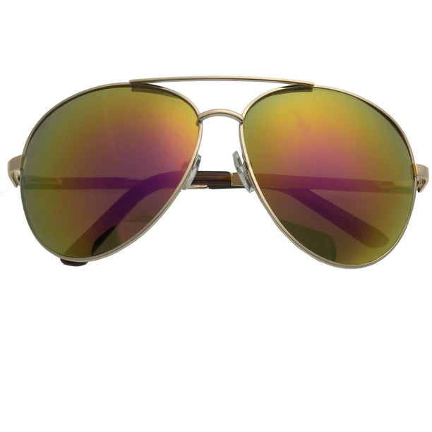 Extra Large Aviator Sunglasses Metal Frame Color Option Lenses Oversized 